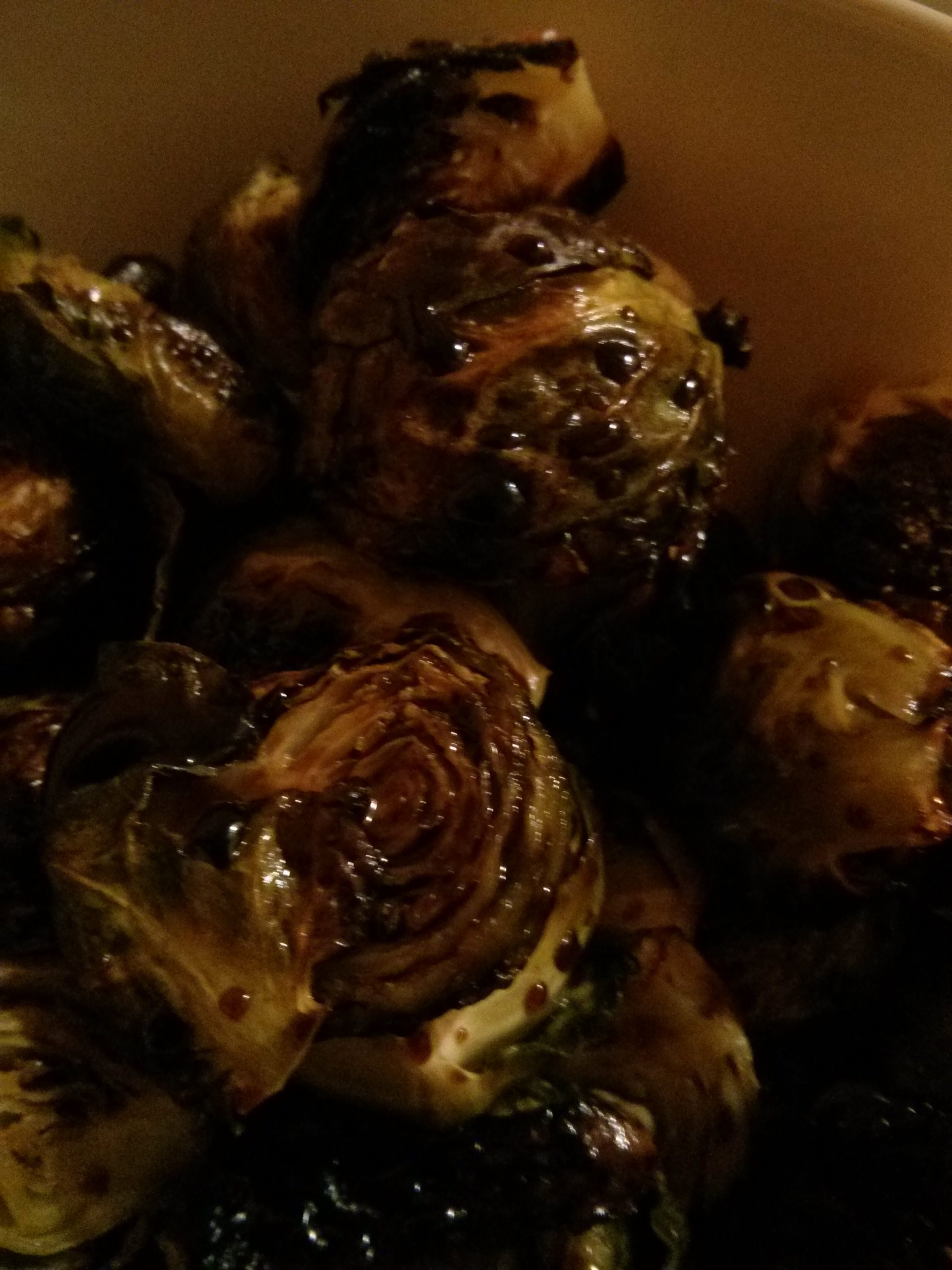 Brussels Sprouts with Fig Balsamic Olives On Tap